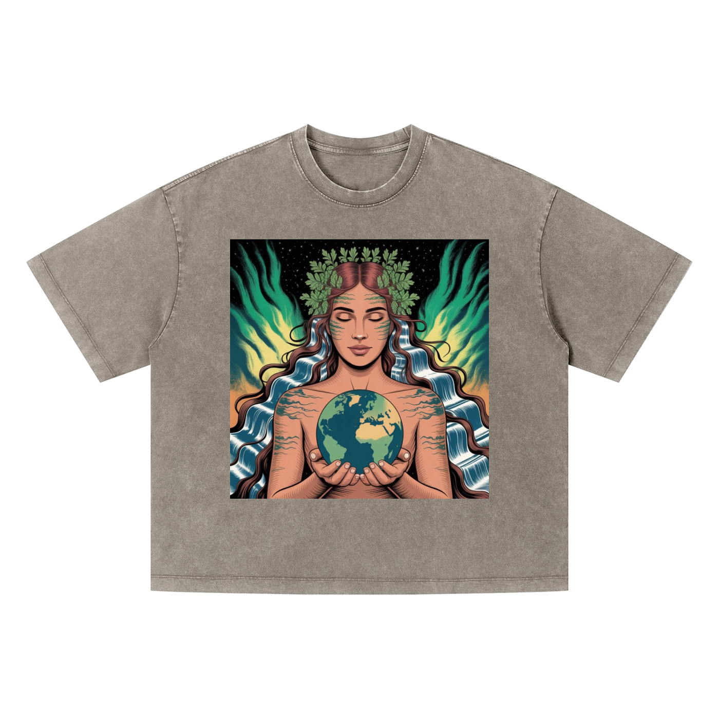 Unisex Vintage Wash Boxy T-Shirt