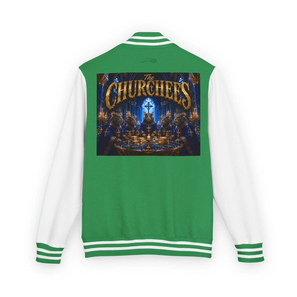 The Churchees Logo Letterman Jacket — Retro Band Varsity Jacket