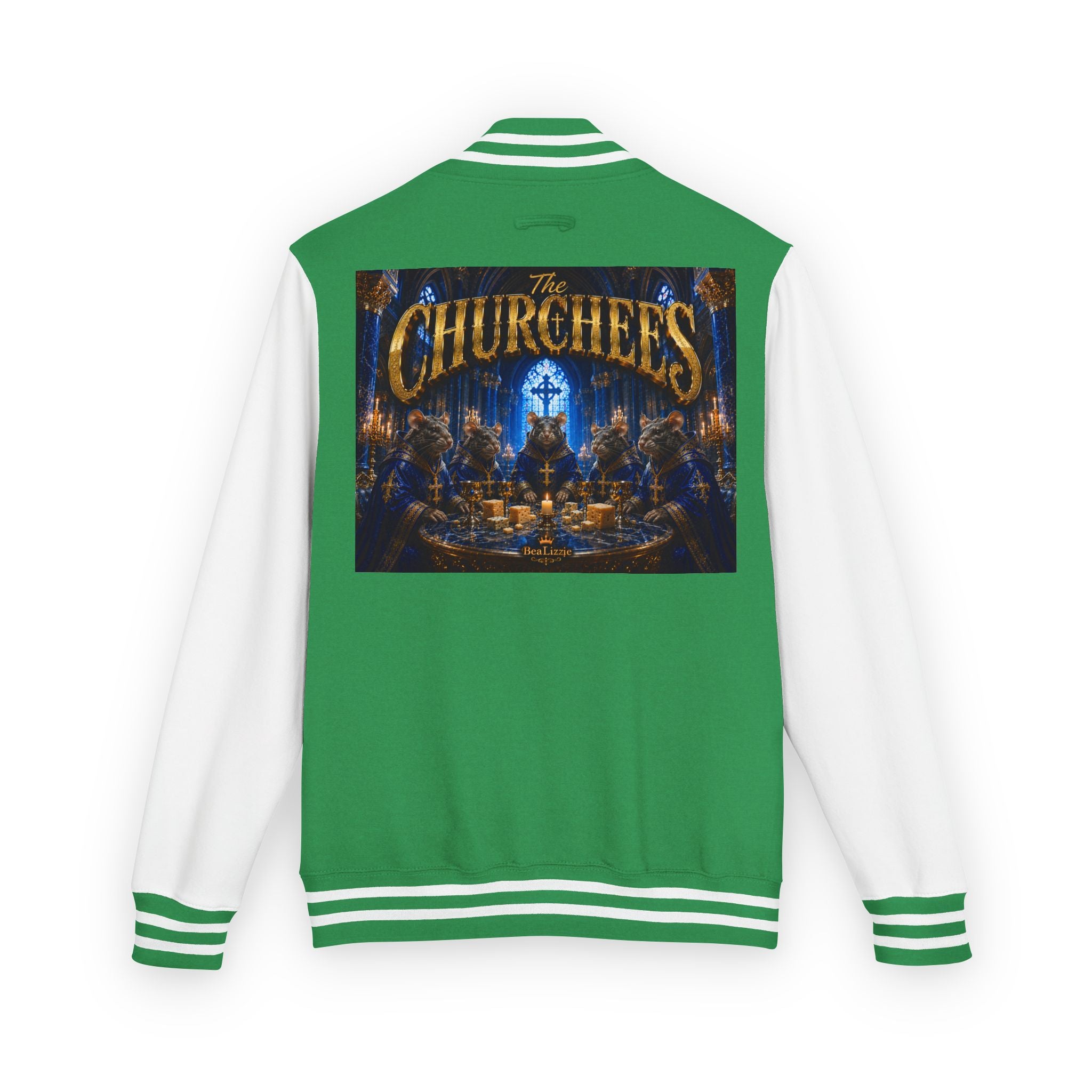 The Churchees Logo Letterman Jacket — Retro Band Varsity Jacket