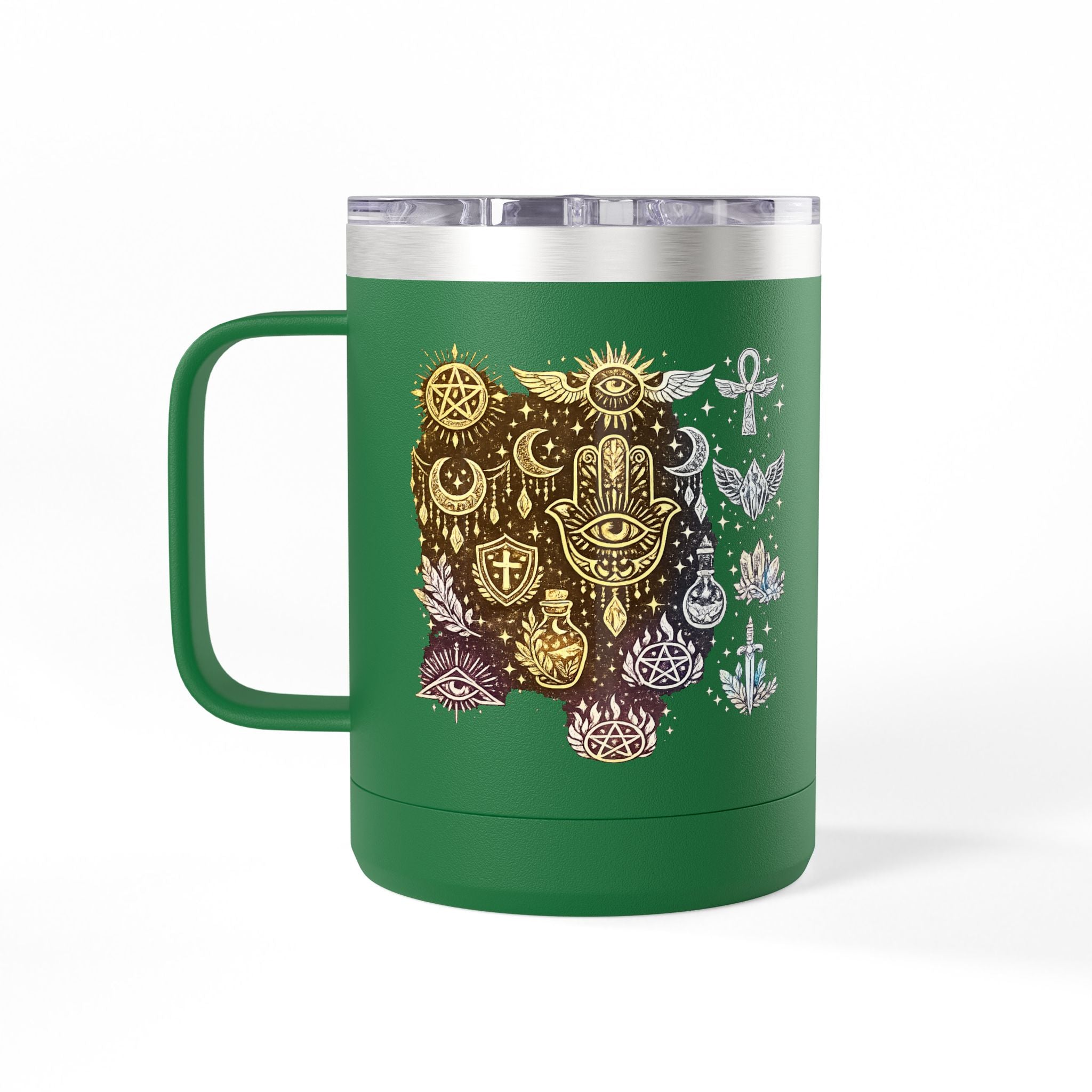Skull & Anchors 15oz Insulated Coffee Mug Tumbler — Nautical Gothic