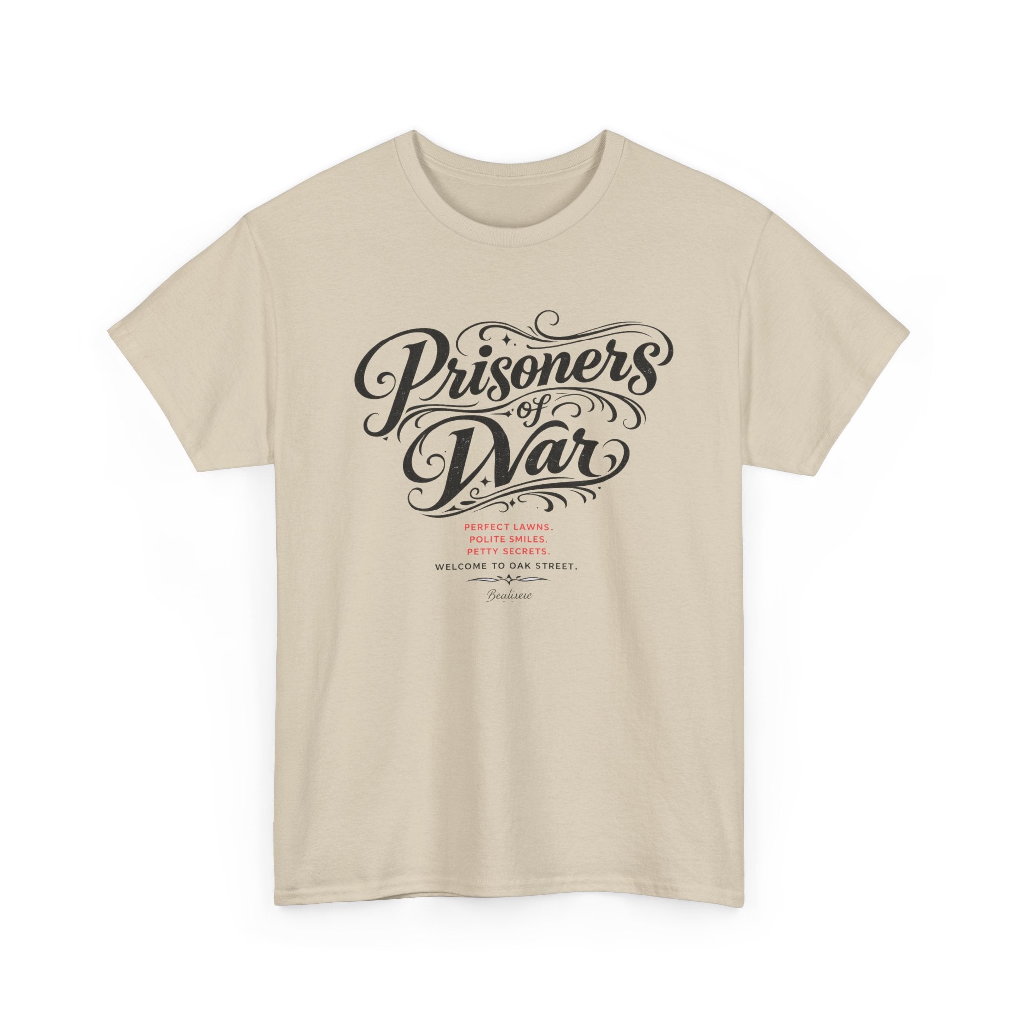 T‑Shirt — "Prisoners of War" Script Tee | Veterans, Memorial & Military Tribute Shirt