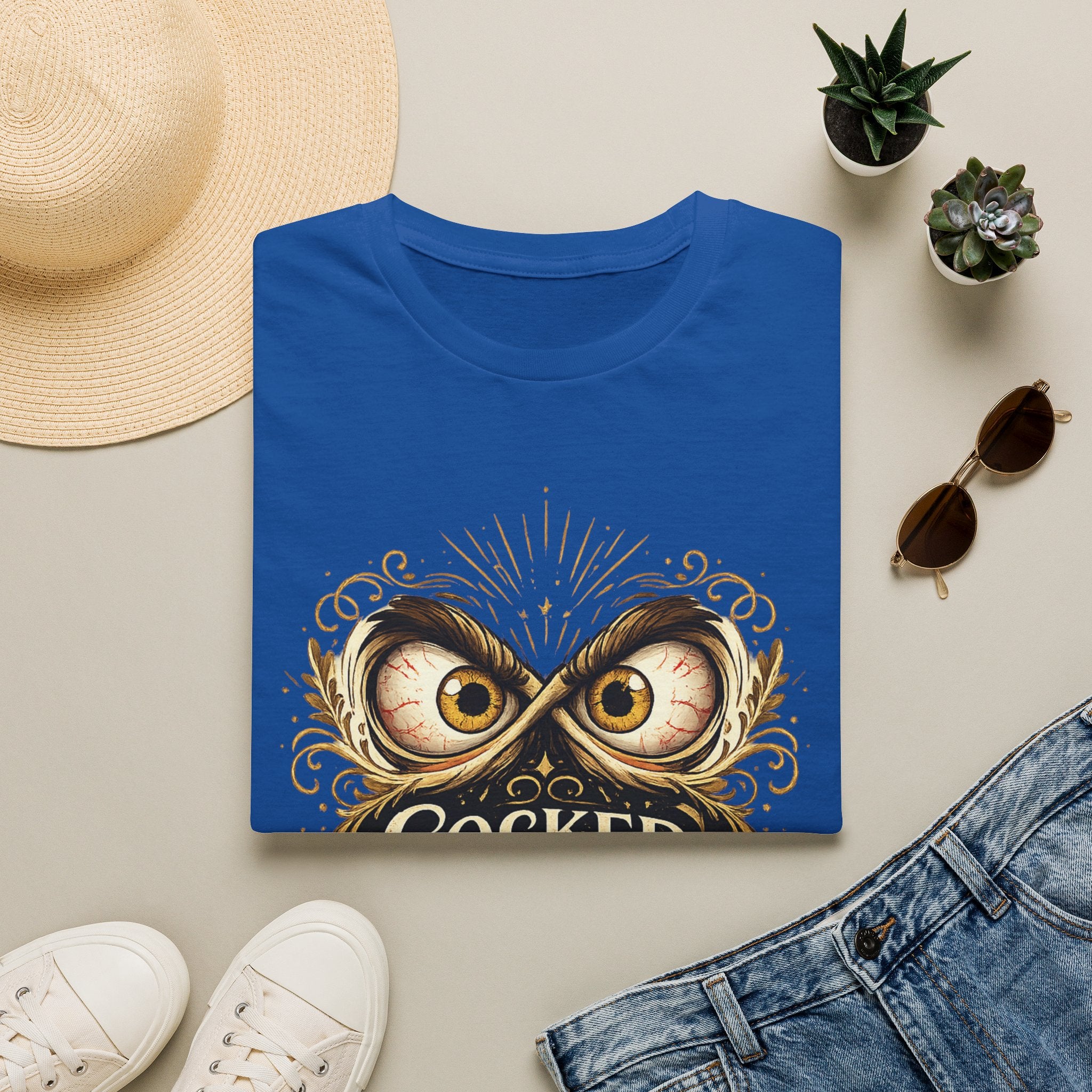 T-Shirt — "Cocked Like a Pistol" Owl Graphic Tee