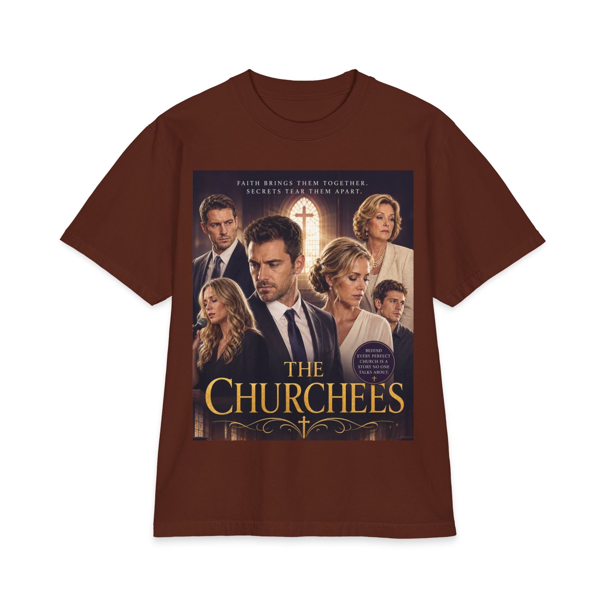 The Churchees Poster T-Shirt — Faith Drama Tee