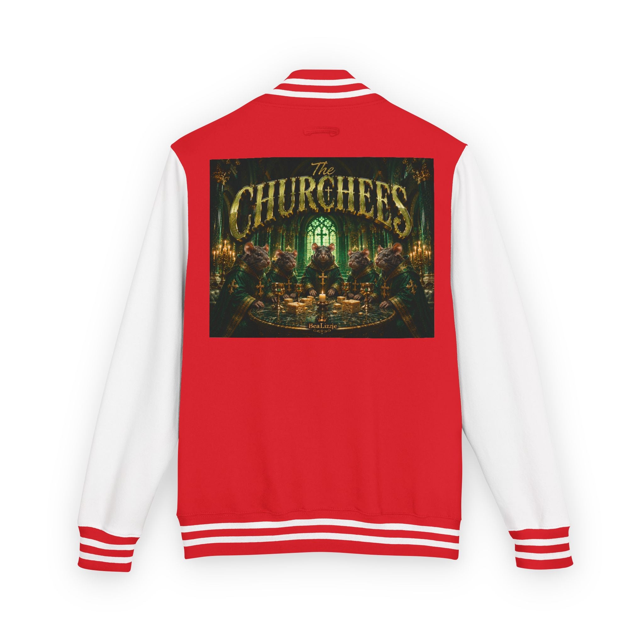 Letterman Jacket — The Churchers Band Logo Varsity Jacket