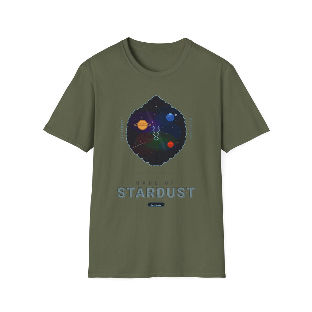Galaxy Graphic T‑Shirt — 'Making Stardust' Cosmic Planet Tee