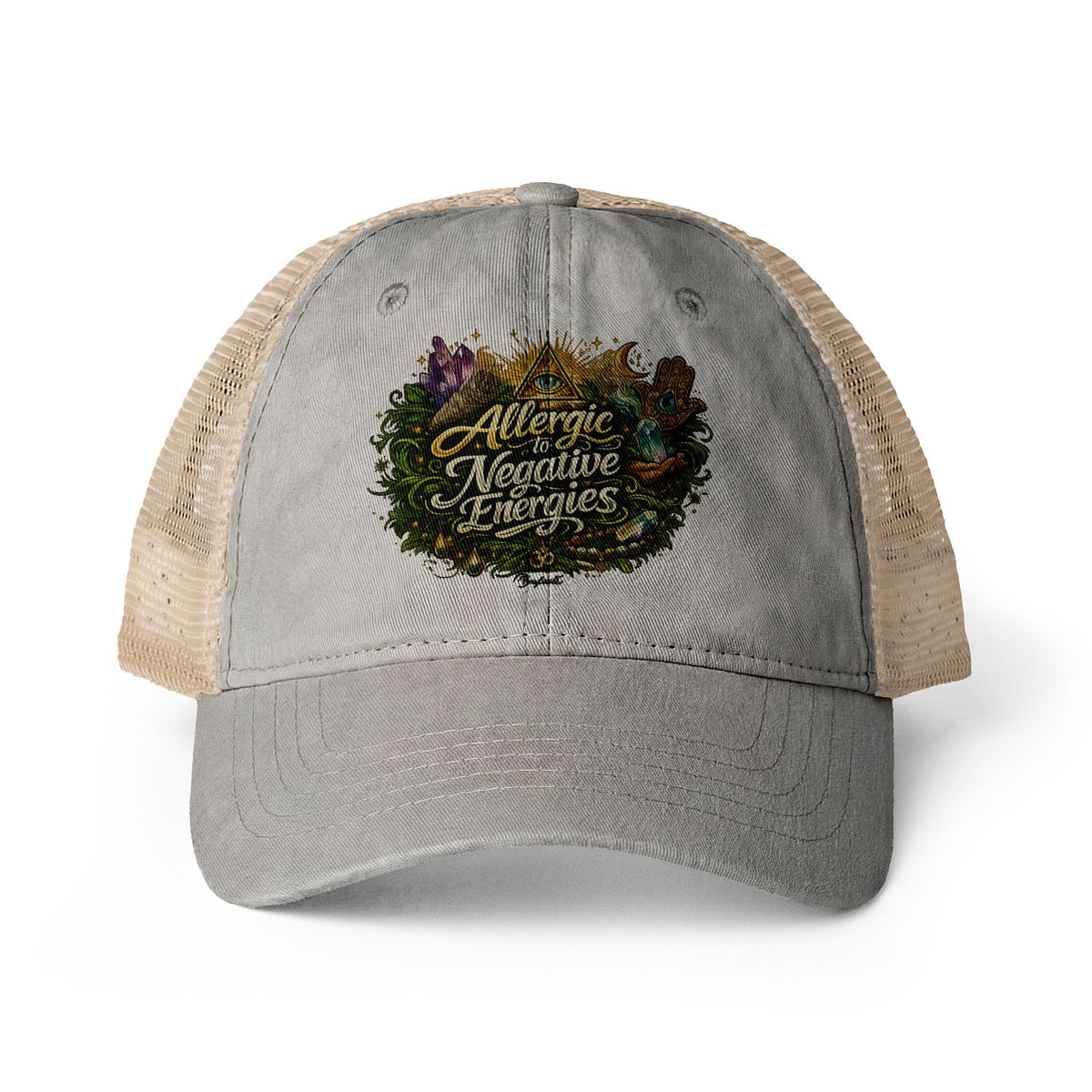 Women's Washed Mesh-Back Cap