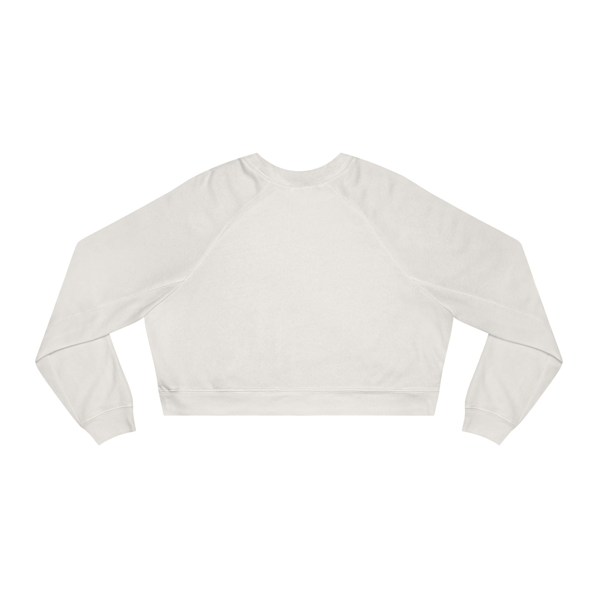 Cropped Fleece Pullover Elegant "BeaLizzie" Women's Crop Sweatshirt
