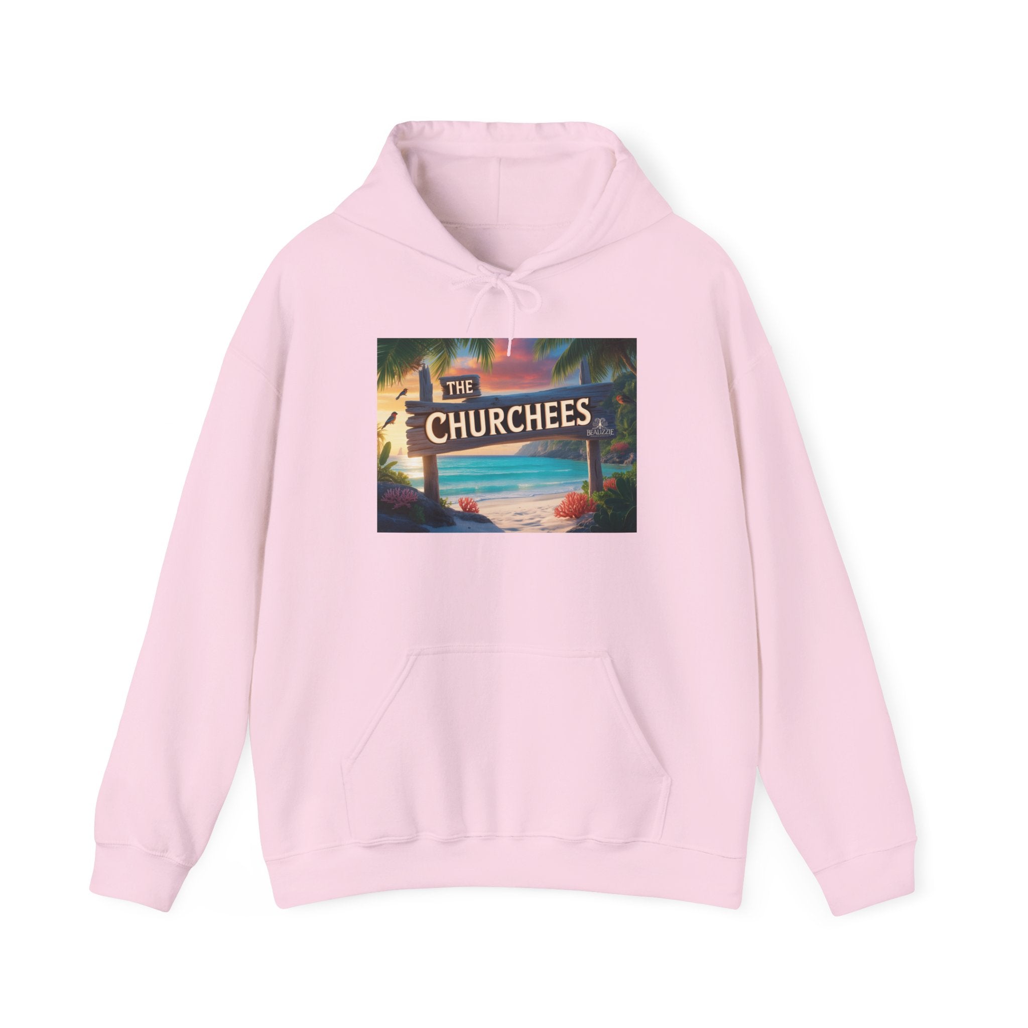 Le sweat à capuche Churchees Retro Beach – Sweat-shirt graphique surf vintage