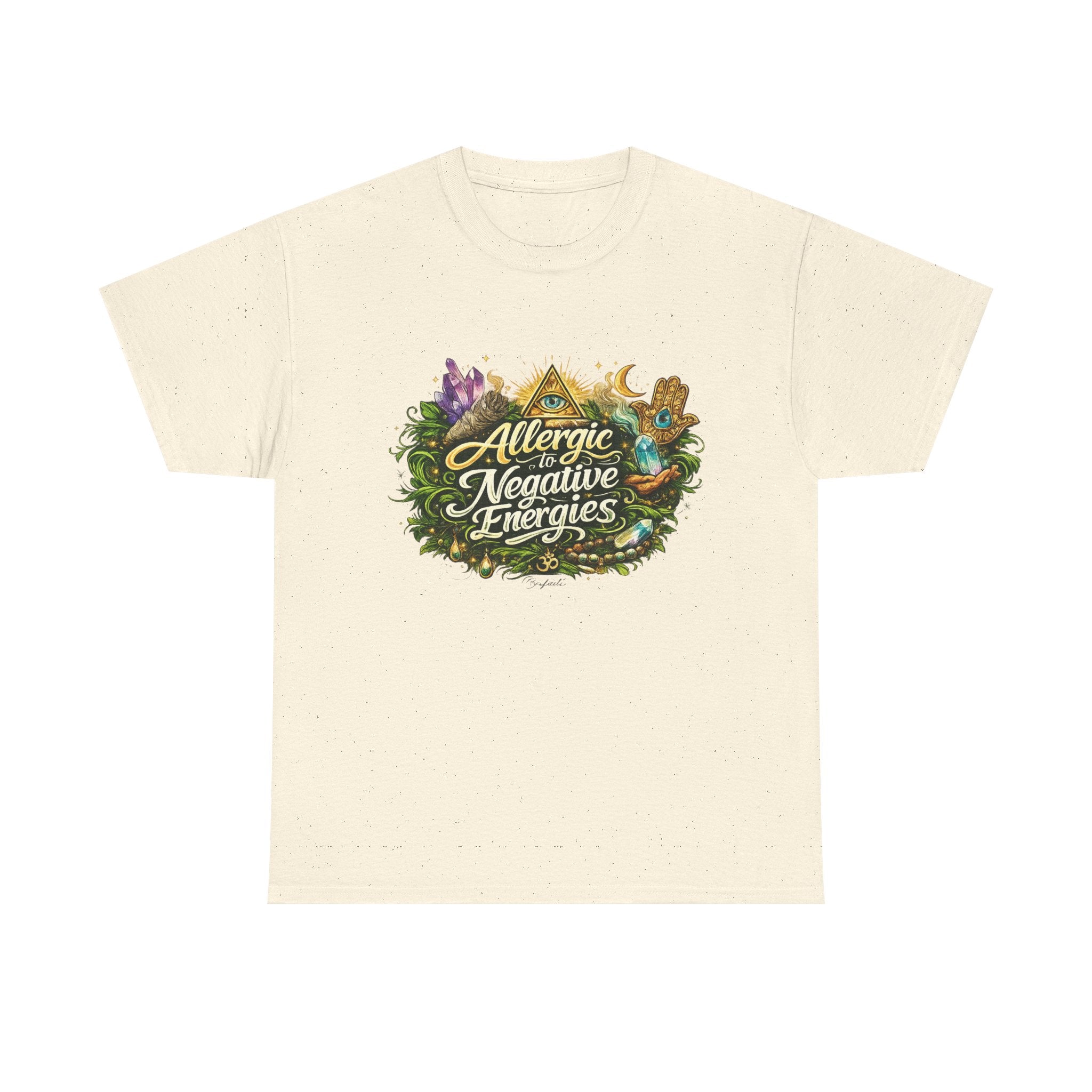 T‑Shirt — "Allergic to Negative Energies" Spiritual Graphic Tee