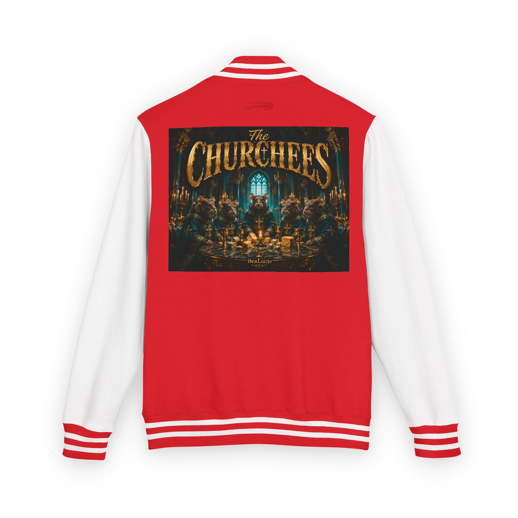 Letterman Jacket — "The Churchees" Retro Band Varsity Jacket