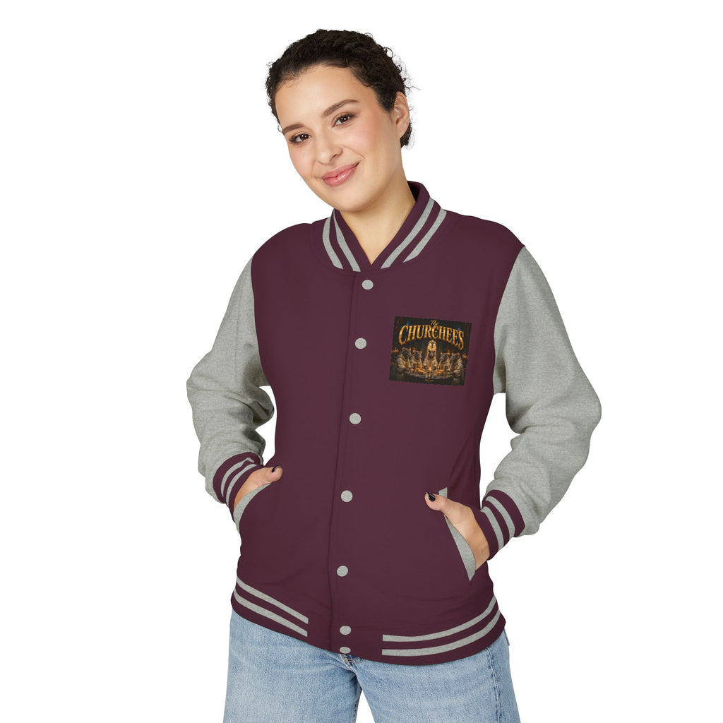 Letterman Jacket — 'The Churchees' Vintage Horror Band Varsity Jacket