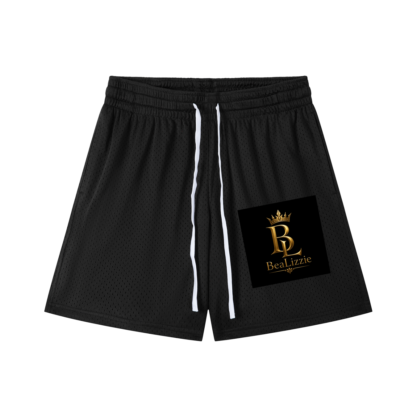 Mesh Drawstring Shorts