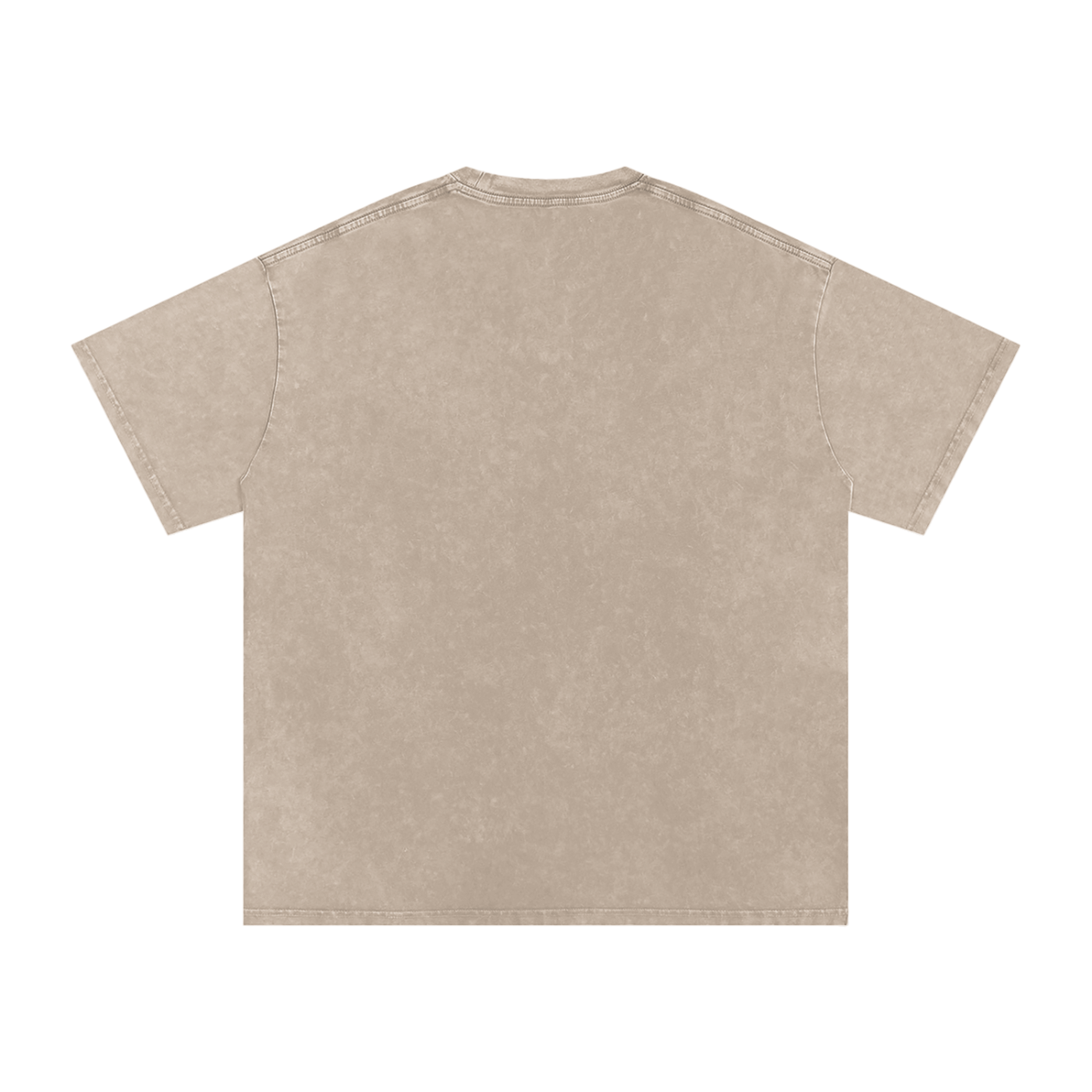 T-shirt oversize en coton délavé à la neige