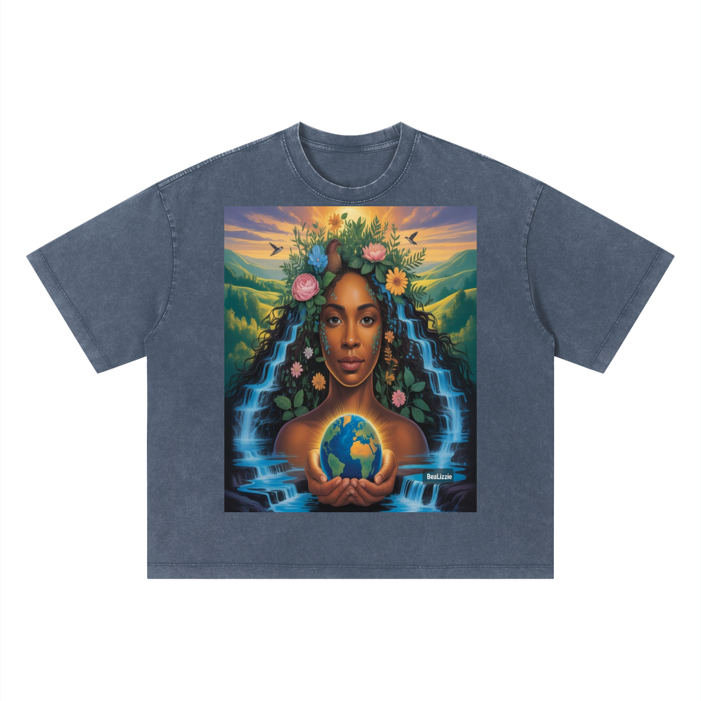 Unisex Vintage Washed Boxy T-Shirt