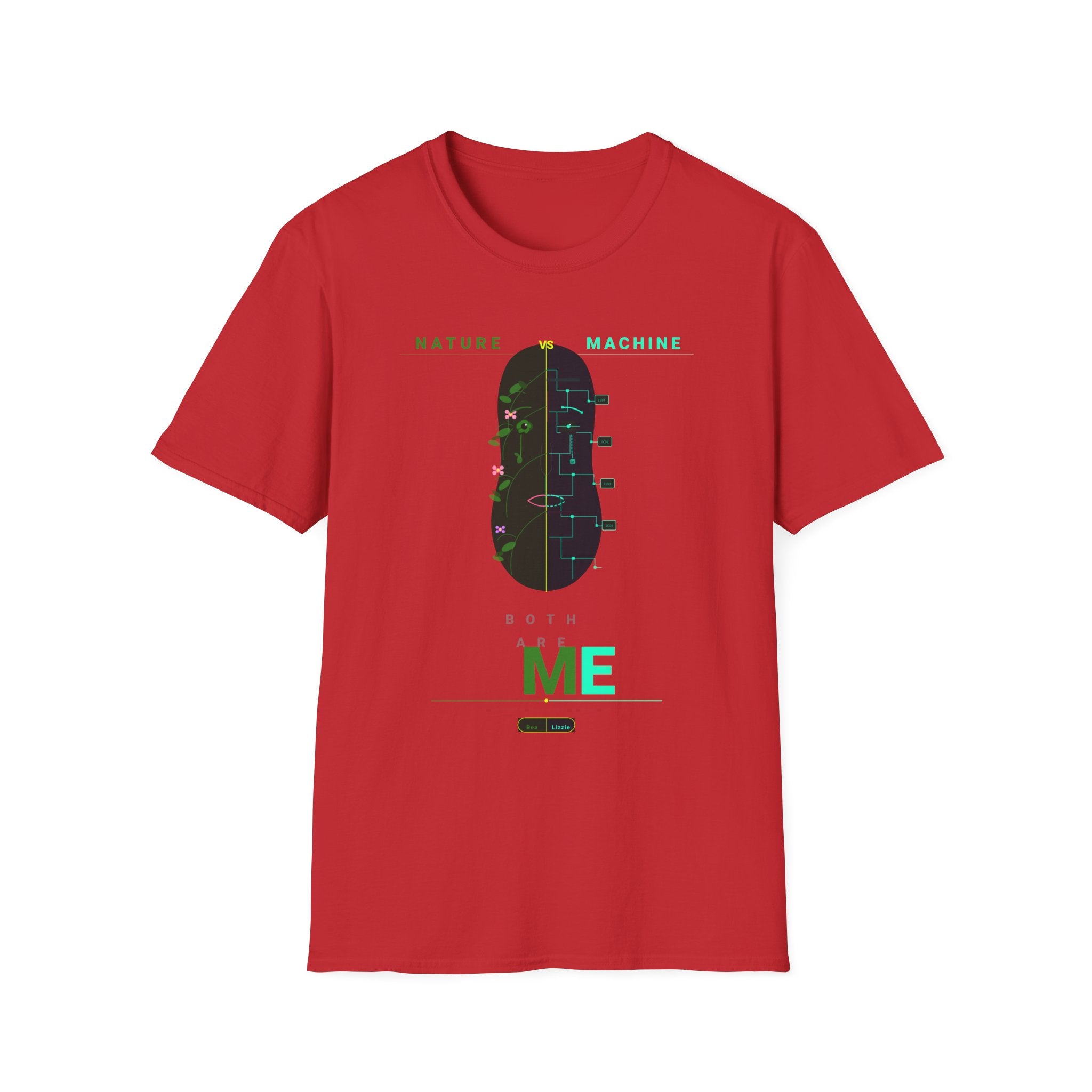 Nature Machine T-Shirt — Eco Tech Graphic Tee