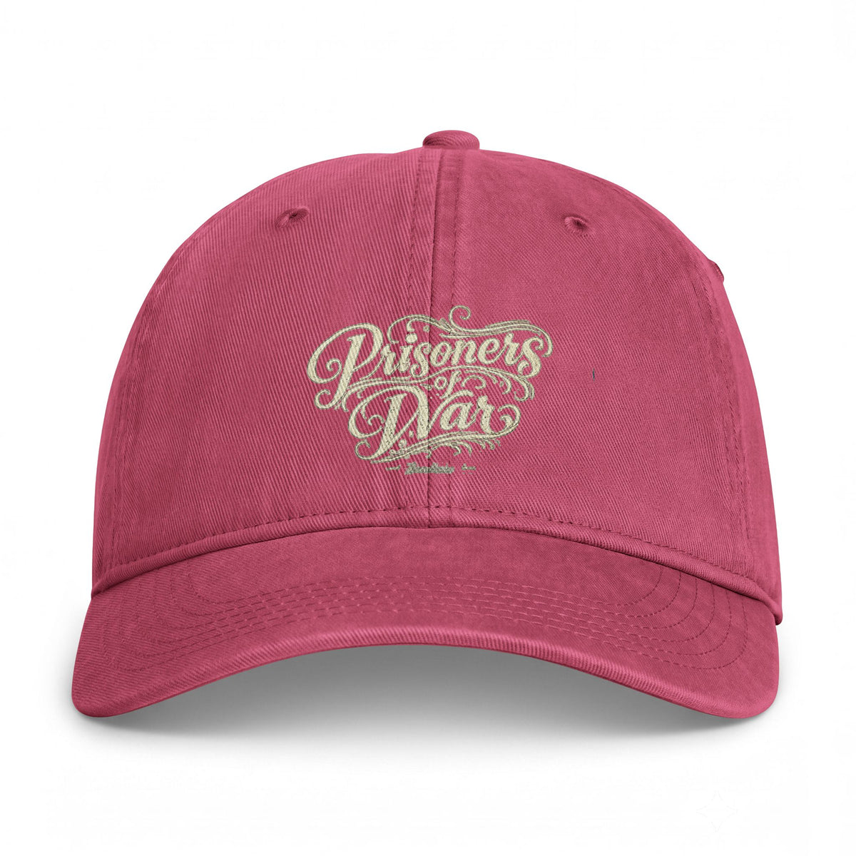 Washed Coastal Cap — Vintage Script Beach Hat