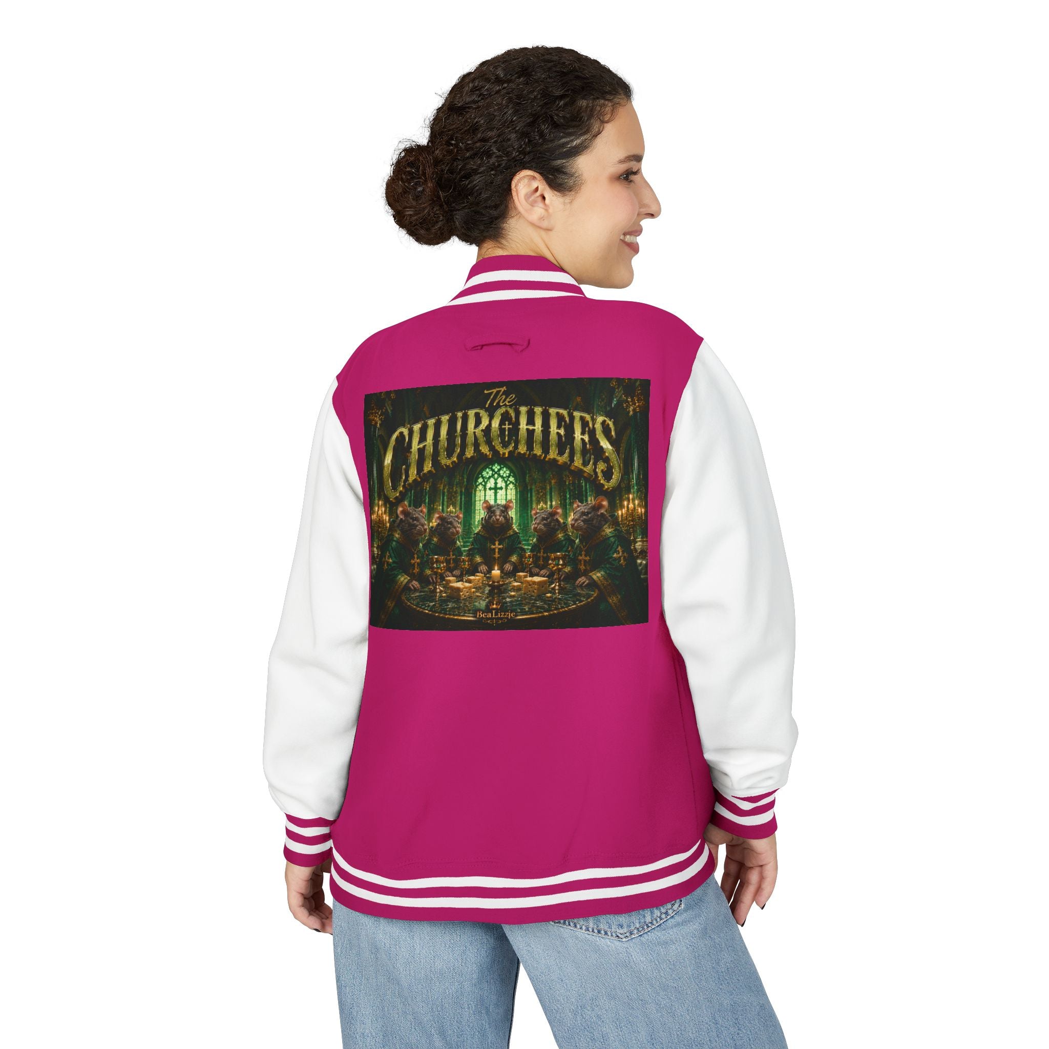 Letterman Jacket — The Churchers Band Logo Varsity Jacket