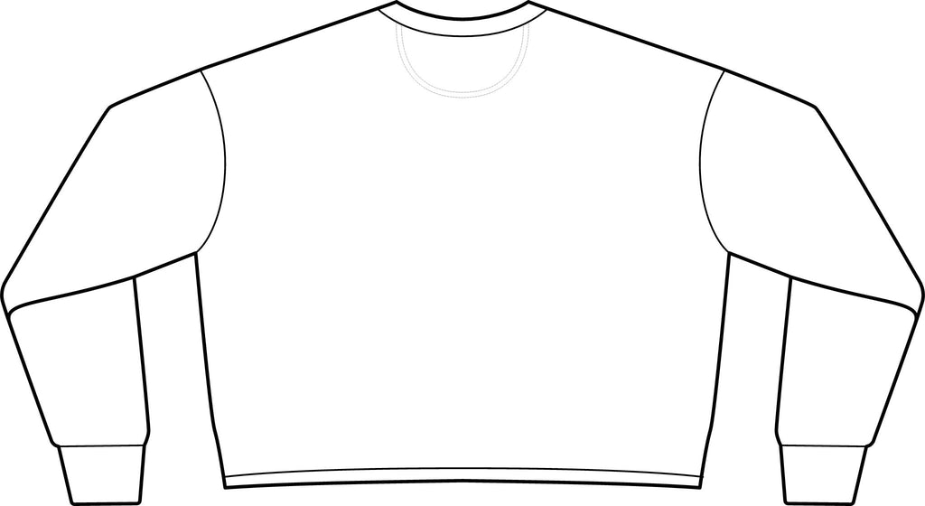BeaLizzie Heart Crop Sweatshirt  Women's Lightweight Crewneck