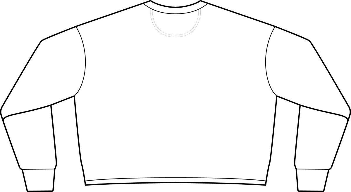 BeaLizzie Heart Crop Sweatshirt  Women's Lightweight Crewneck
