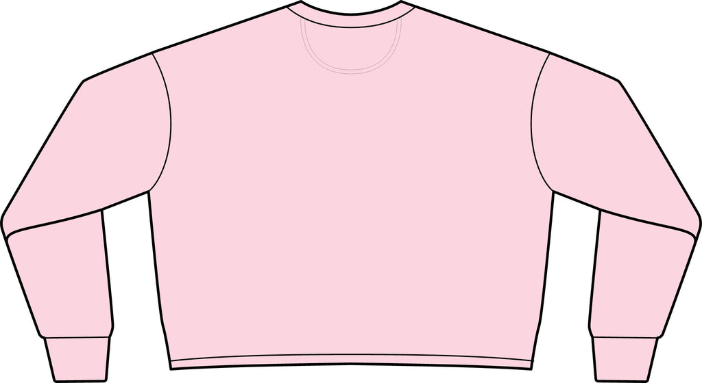 BeaLizzie Heart Crop Sweatshirt  Women's Lightweight Crewneck