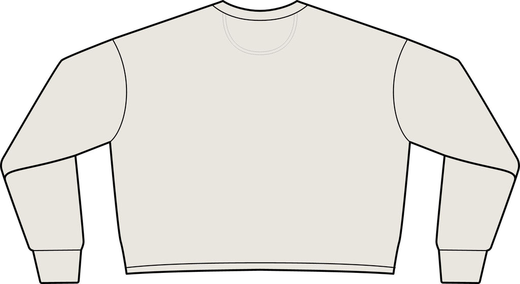 BeaLizzie Heart Crop Sweatshirt  Women's Lightweight Crewneck
