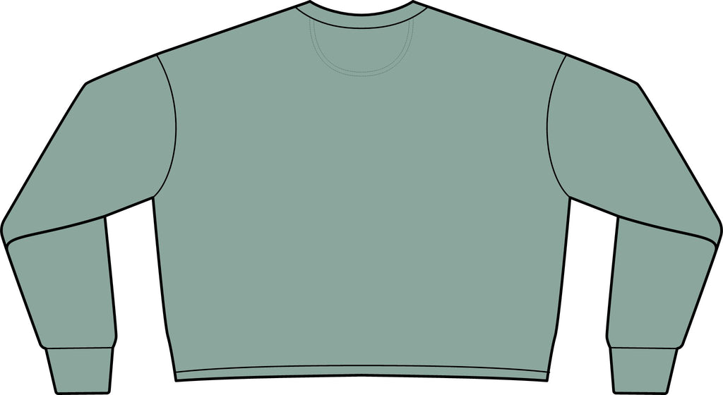 BeaLizzie Heart Crop Sweatshirt  Women's Lightweight Crewneck