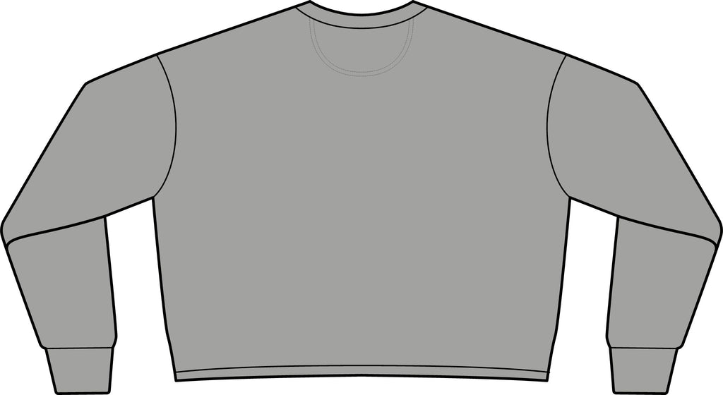 BeaLizzie Heart Crop Sweatshirt  Women's Lightweight Crewneck