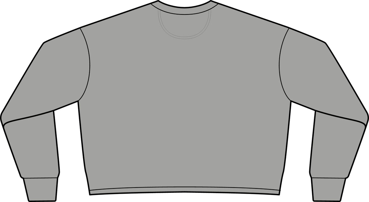 BeaLizzie Heart Crop Sweatshirt  Women's Lightweight Crewneck