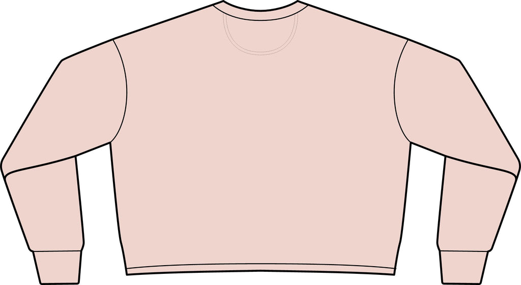 BeaLizzie Heart Crop Sweatshirt  Women's Lightweight Crewneck
