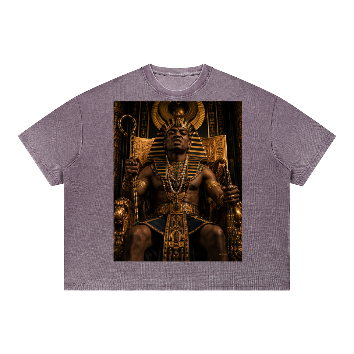 Unisex Vintage Wash Sunfade Boxy Waffle T-Shirt