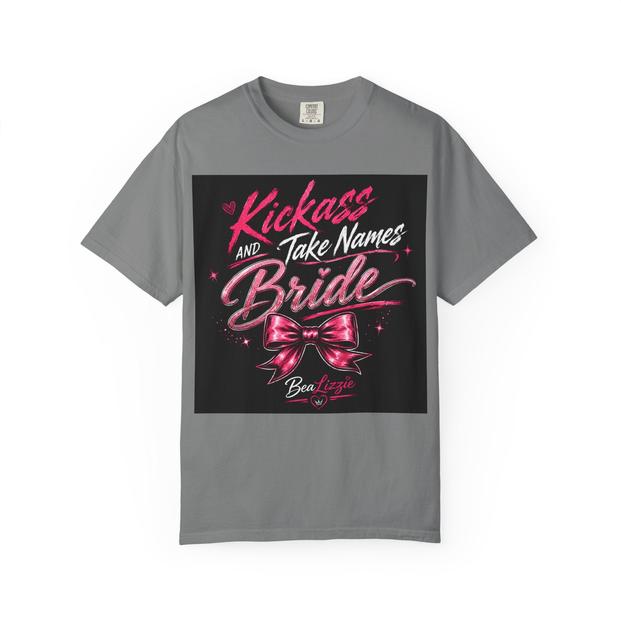 Bride 'Kick Ass and Take Names' Graphic Tee — Bachelorette Party Shirt