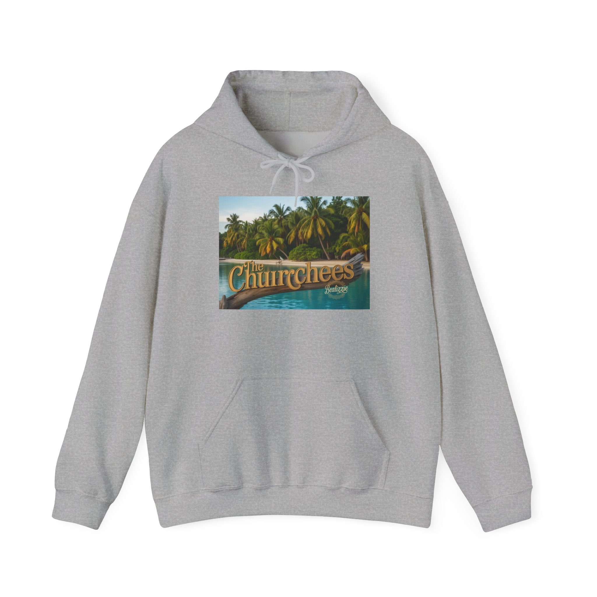 Sweat à capuche Churrchees Tropical Palm — Sweat-shirt rétro motif plage