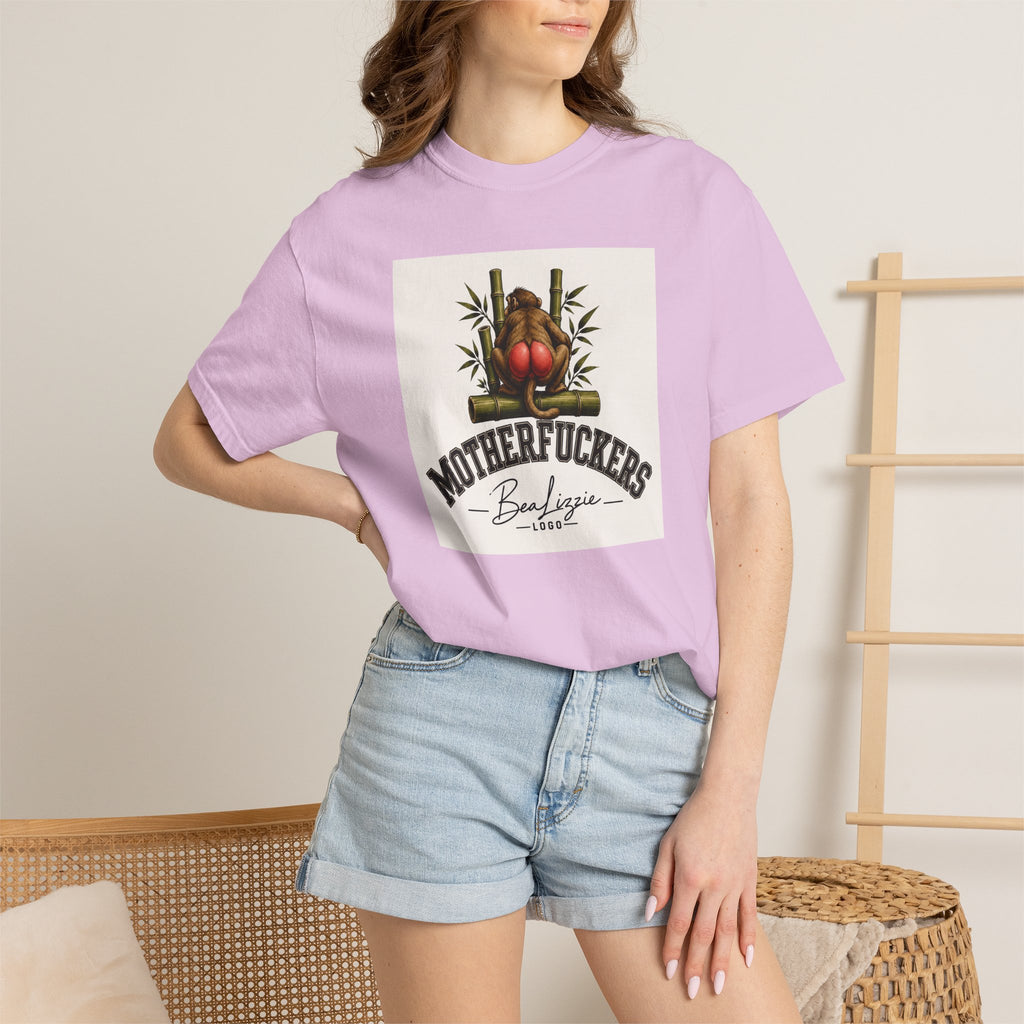 Motherfuckers Buddha Graphic T-Shirt — Retro Buddha & Bamboo Illustration Tee