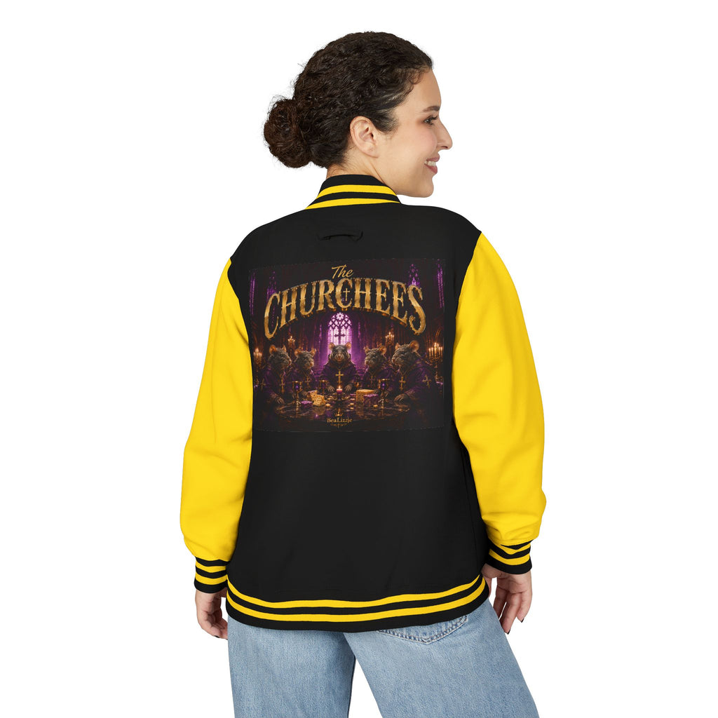 Letterman Jacket — The Churchchefs Band Logo Varsity Jacket