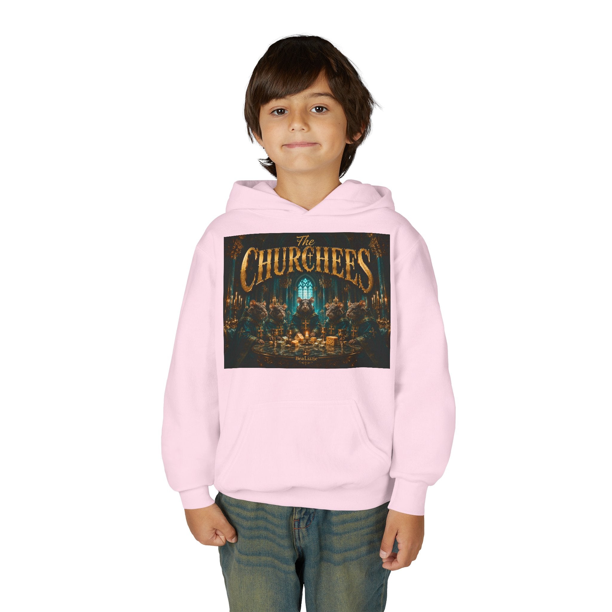 Sweat à capuche enfant - « The Churchees »