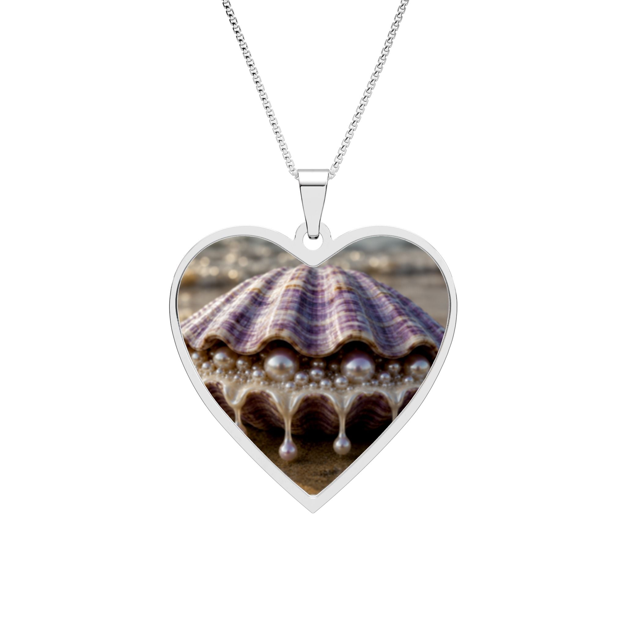 Heart Photo Pendant Necklace — Personalized Frame Locket for Keepsake Gifts