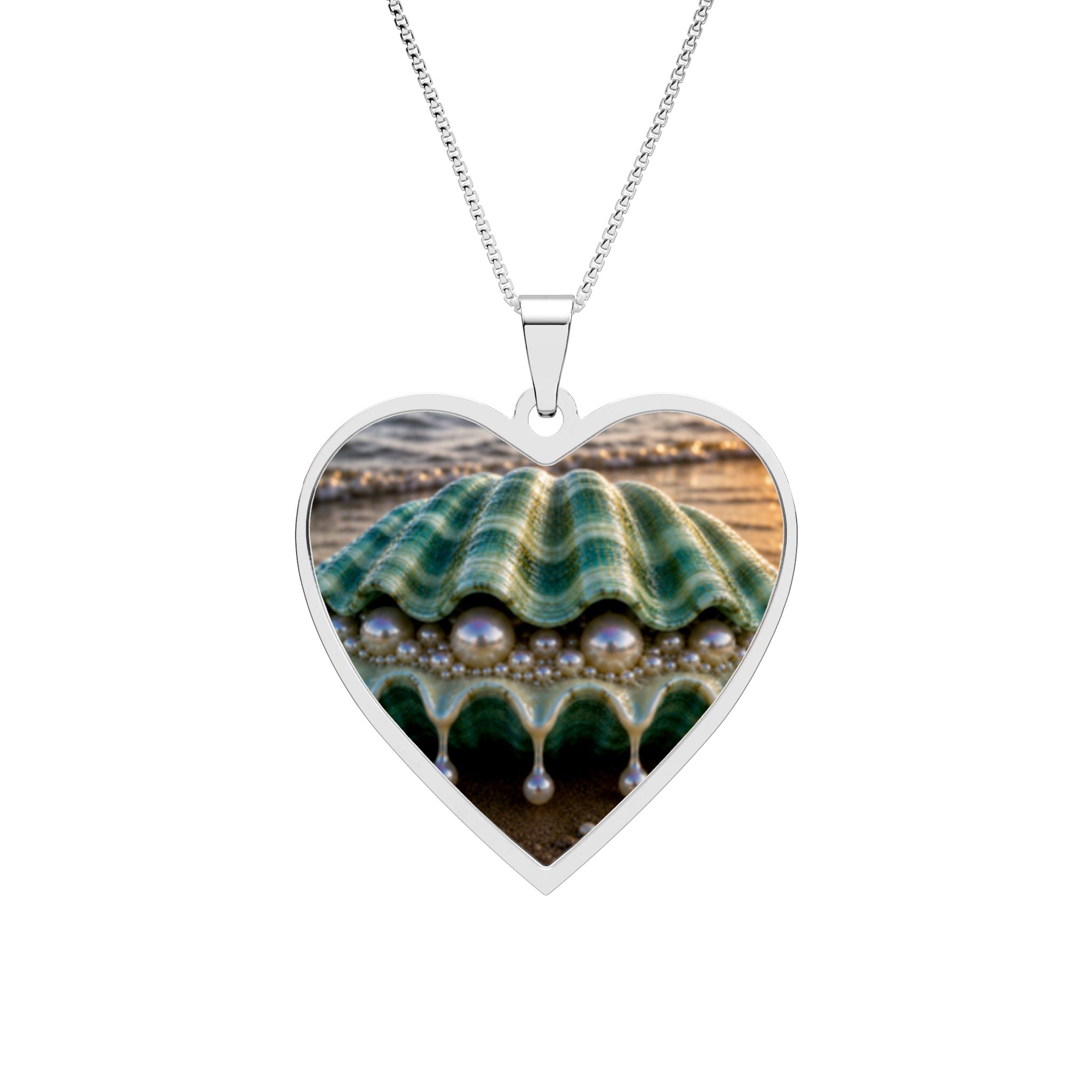 Heart Photo Pendant Necklace — Personalized Heart Frame Photo Locket