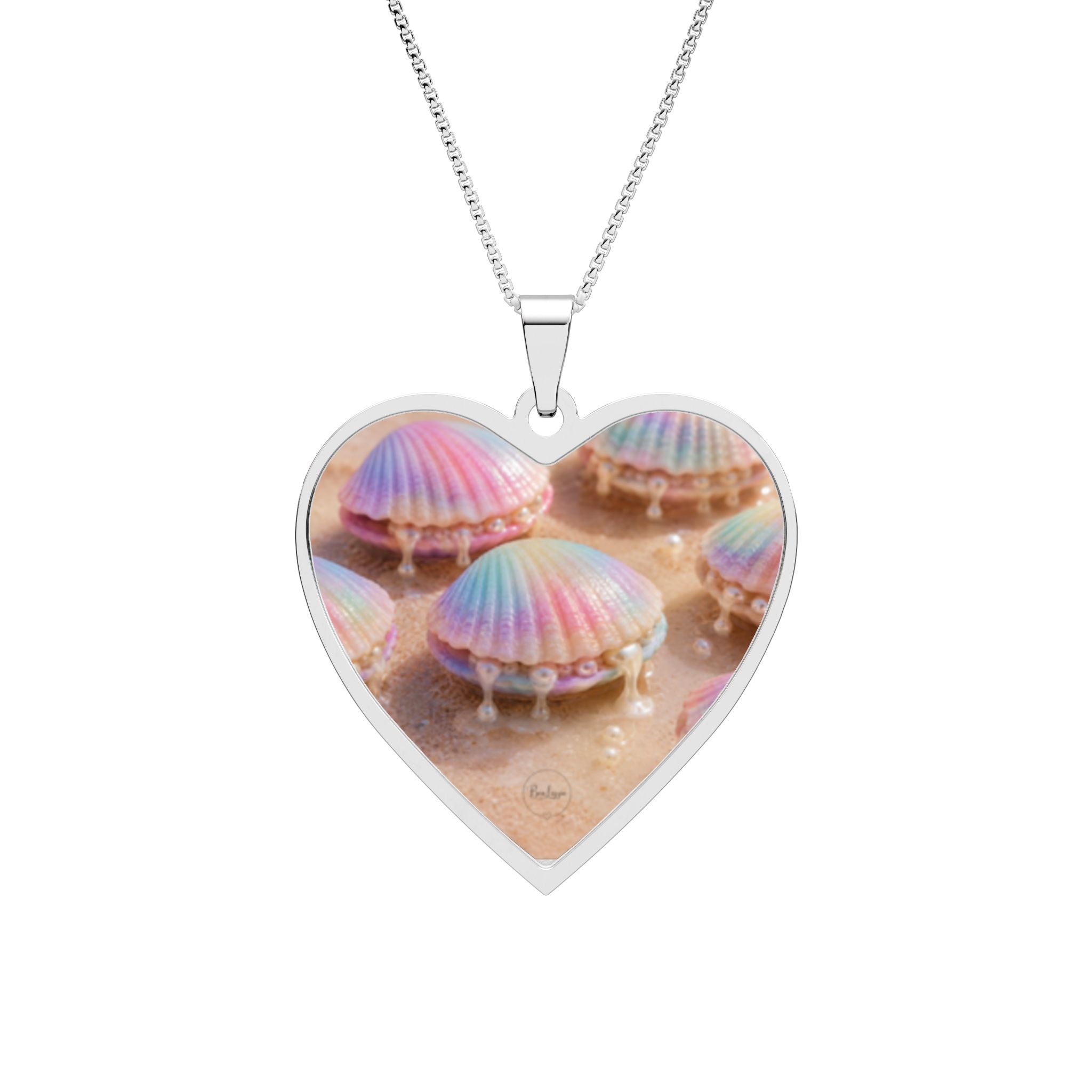 Heart Frame Photo Pendant