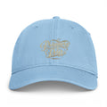 Coastal Washed Cap — Vintage Script Beach Dad Hat