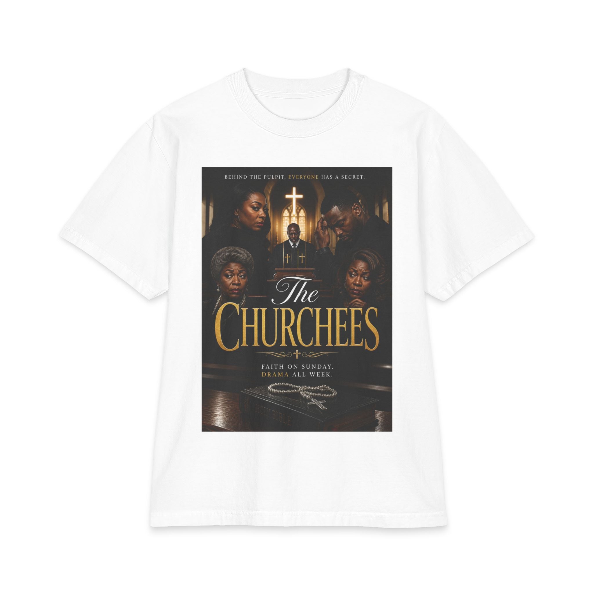 The Churchees Graphic T-Shirt — Vintage Gospel Poster Tee