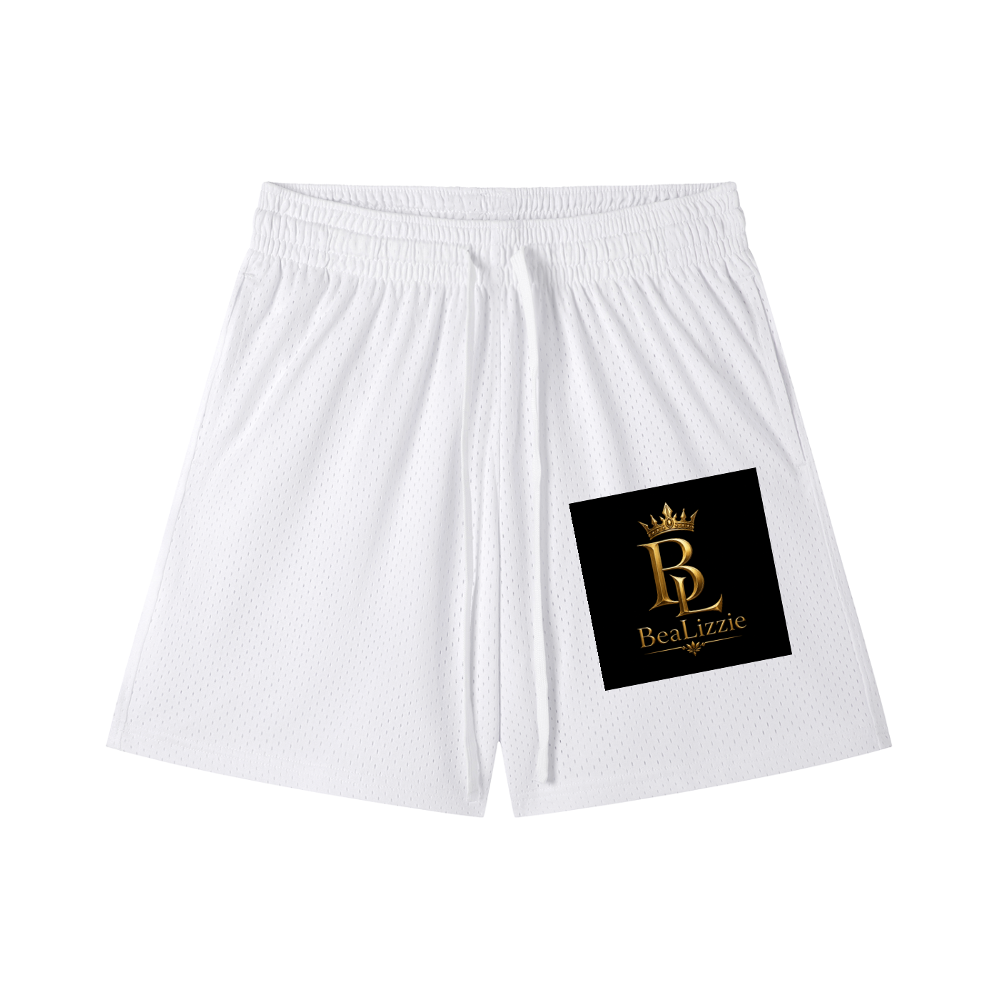 Mesh Drawstring Shorts
