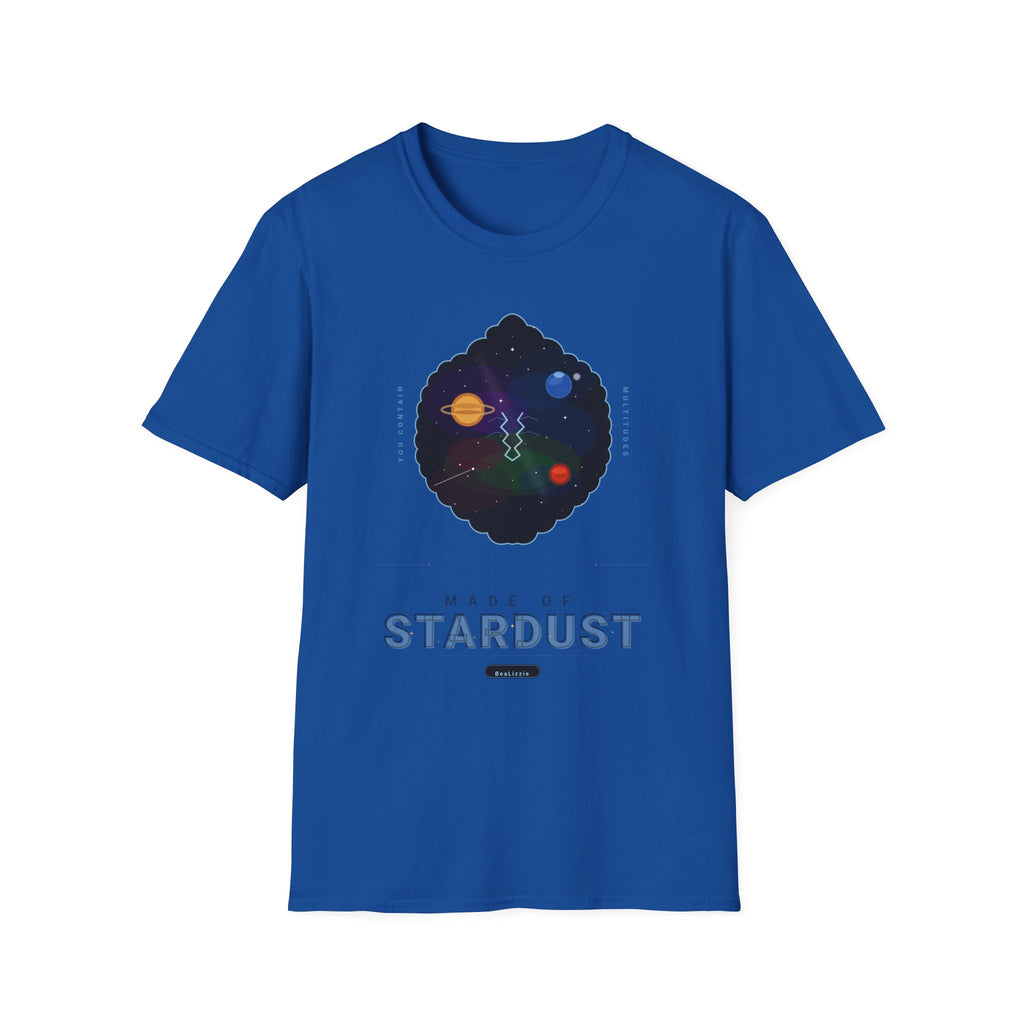 Galaxy Graphic T‑Shirt — 'Making Stardust' Cosmic Planet Tee