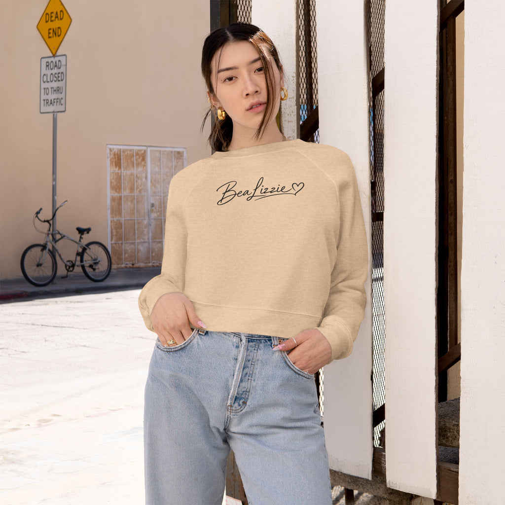 Cropped Pullover  'BeaLizzie' Fleece Sweatshirt