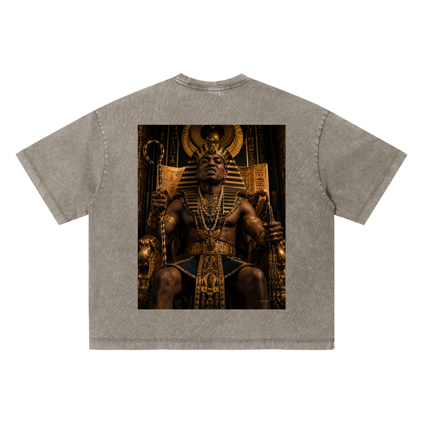 T-shirt unisexe ample délavé vintage