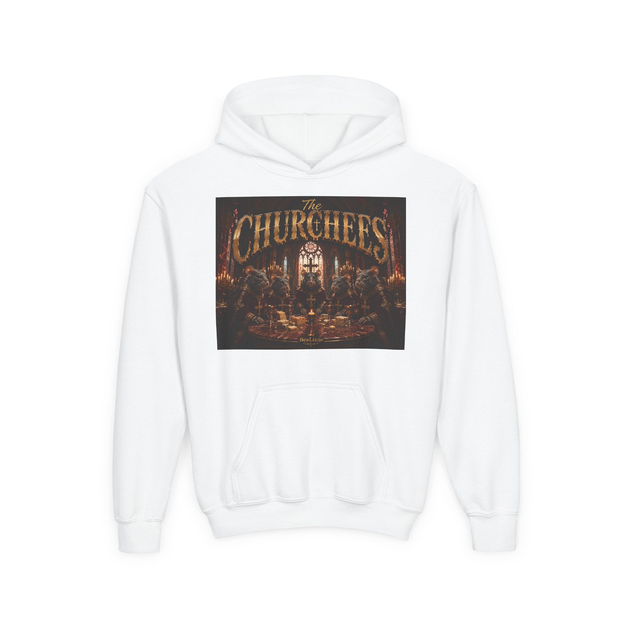 Sweat à capuche enfant — Motif « The Churches »