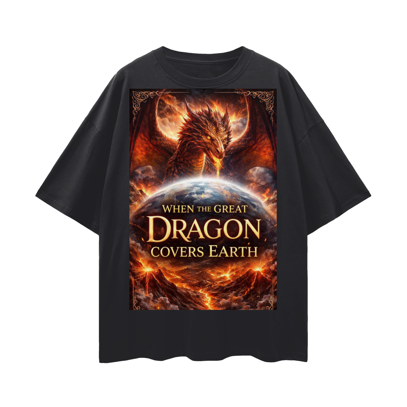 Streetwear Loose Drop Shoulder T-Shirt