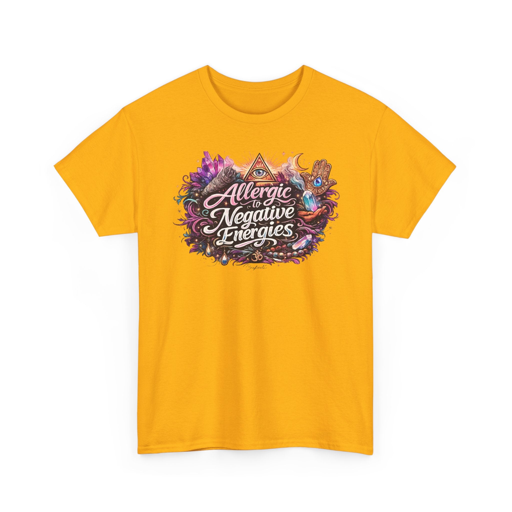 Allergic to Negative Energies T-Shirt — Positive Vibes Graphic Tee