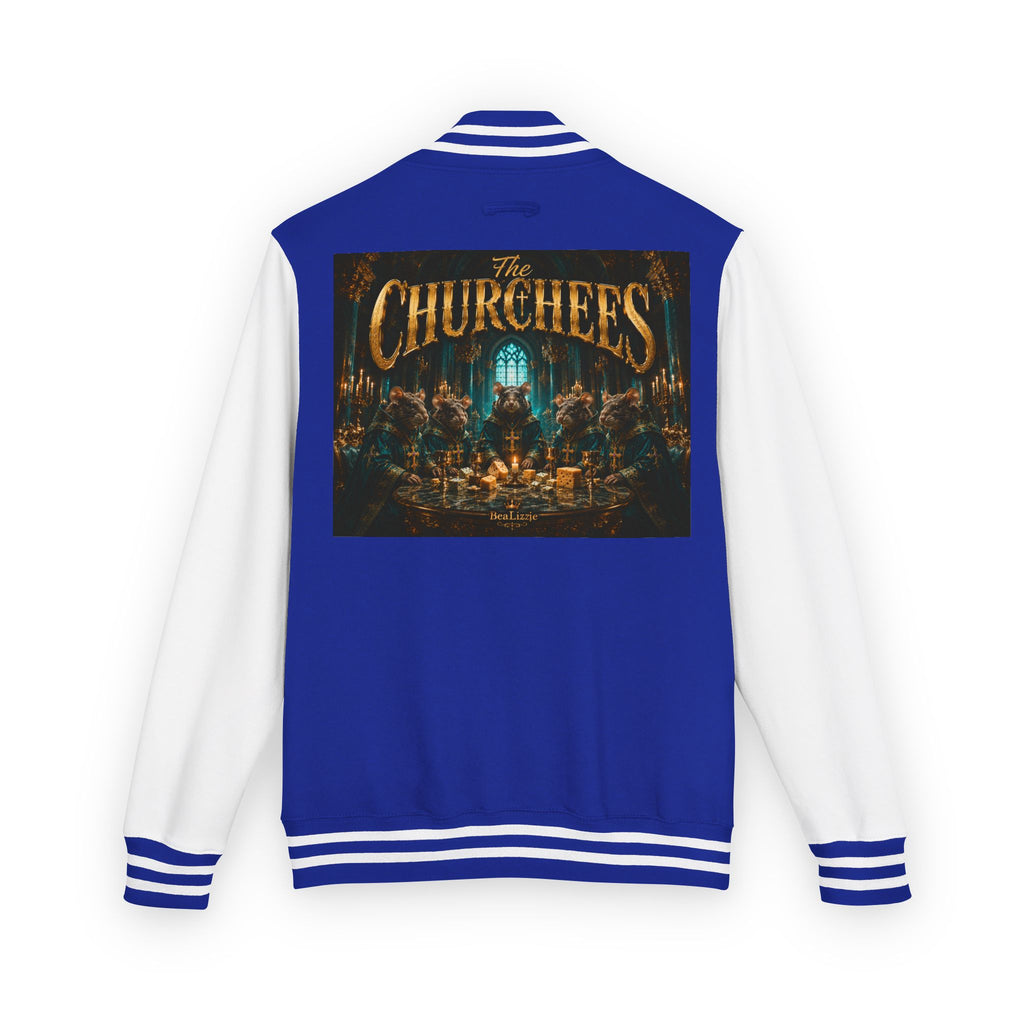 Letterman Jacket — "The Churchees" Retro Band Varsity Jacket