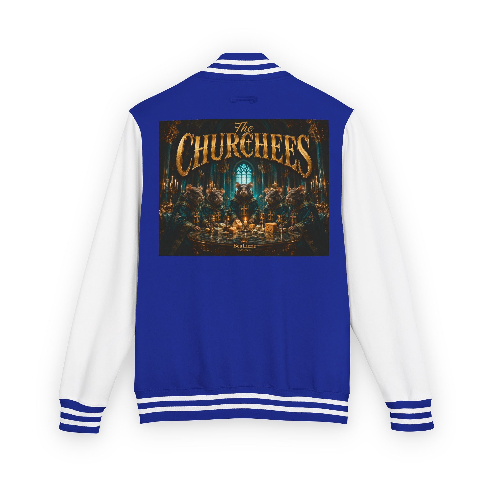 Letterman Jacket — "The Churchees" Retro Band Varsity Jacket