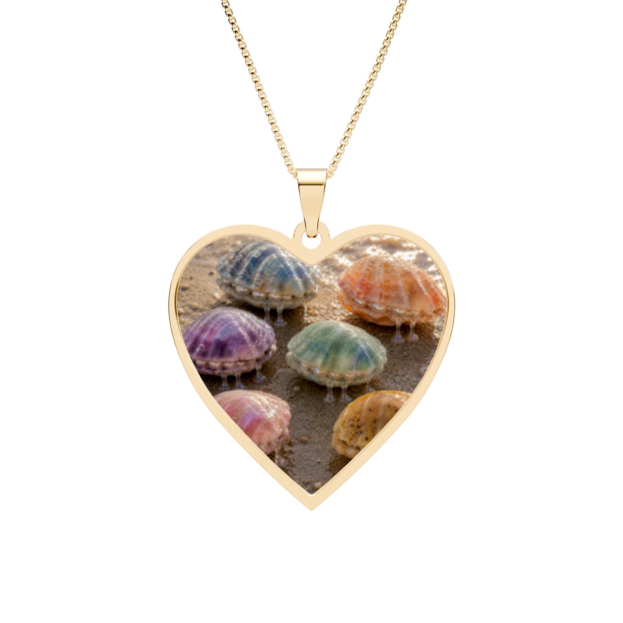 Heart Frame Photo Pendant
